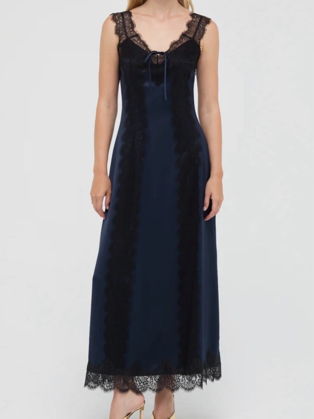 NWT Hill House The Winsome Dress Midnight Navy size S